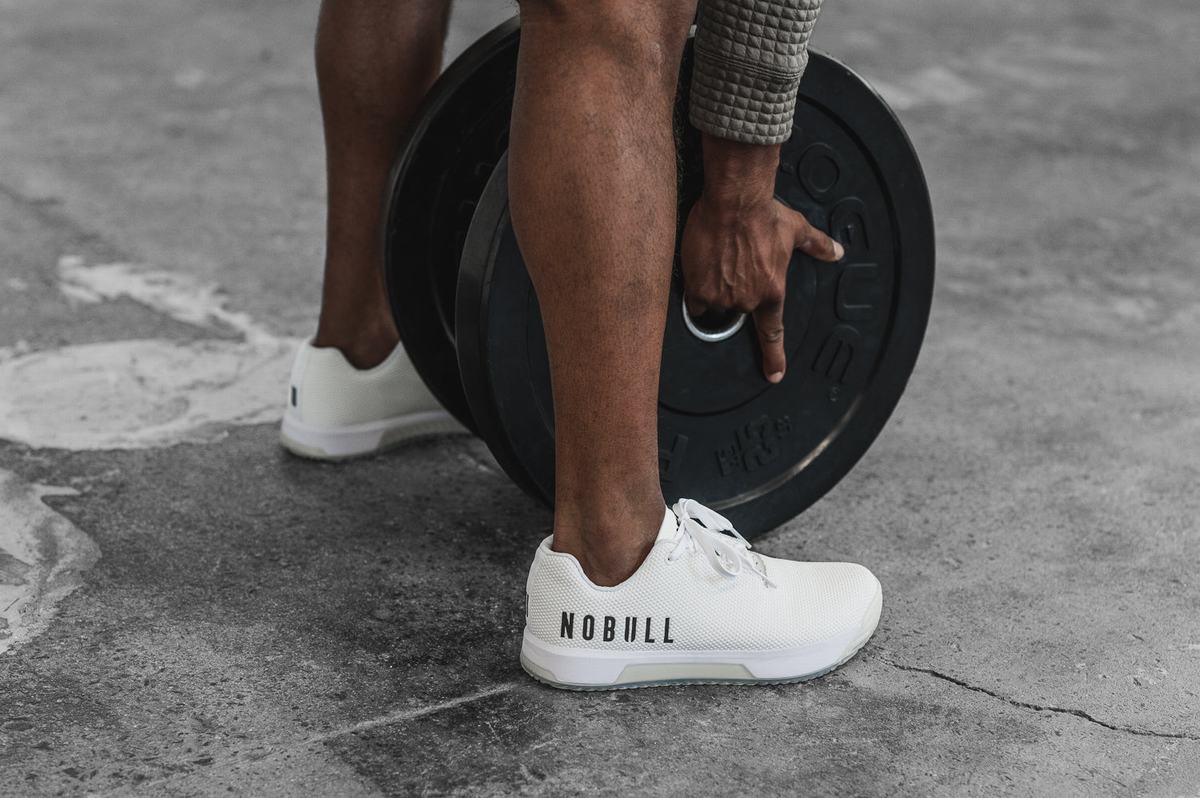 Nobull Superfabric Crossfit® Trainer Crossfit Schoenen Heren Wit | 891027-QIT