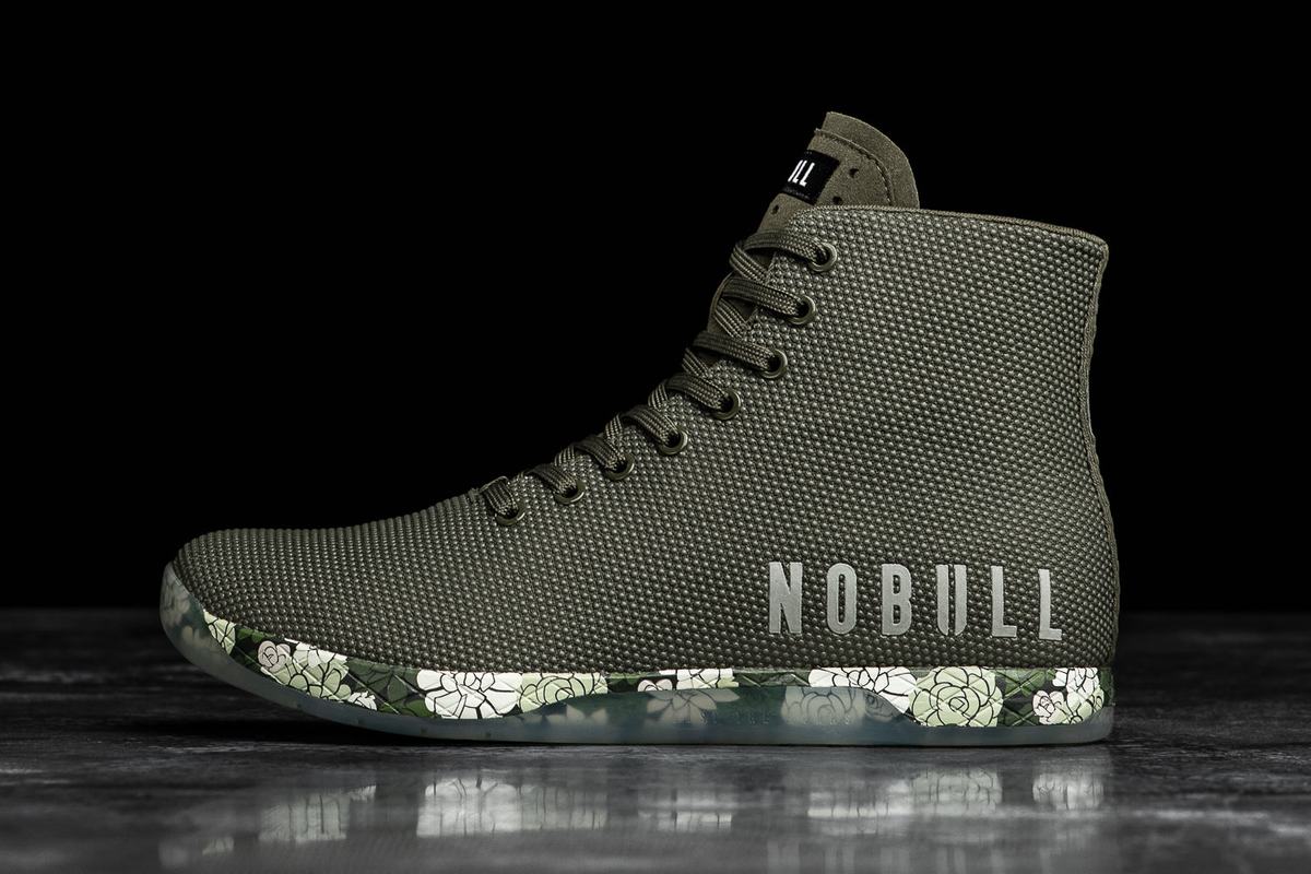 Nobull Superfabric High-Top Army Trainer Fitness Schoenen Heren Olijfgroen | 710596-QMH