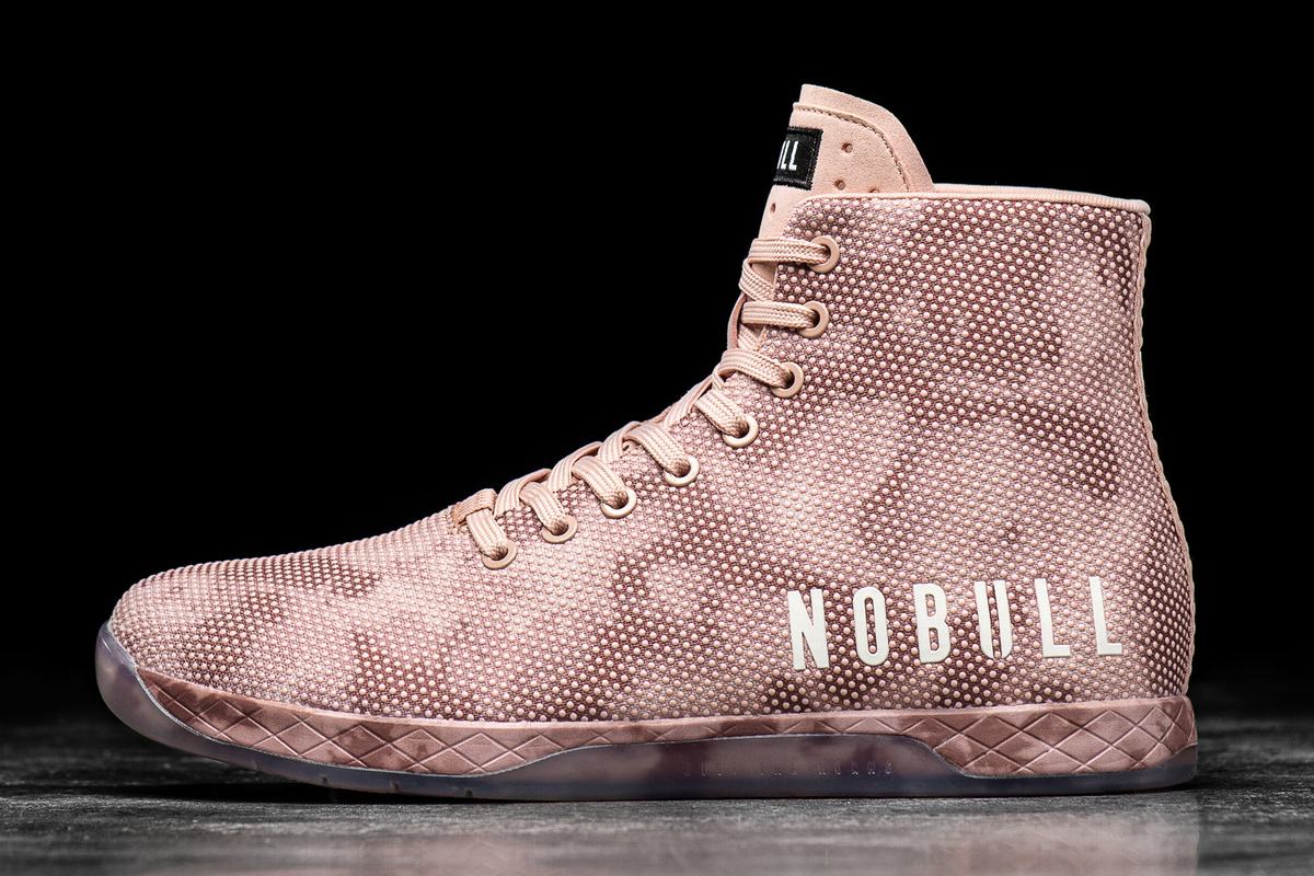 Nobull Superfabric High-Top Tie-Dye Trainer Fitness Schoenen Heren Roze | 813072-FBR