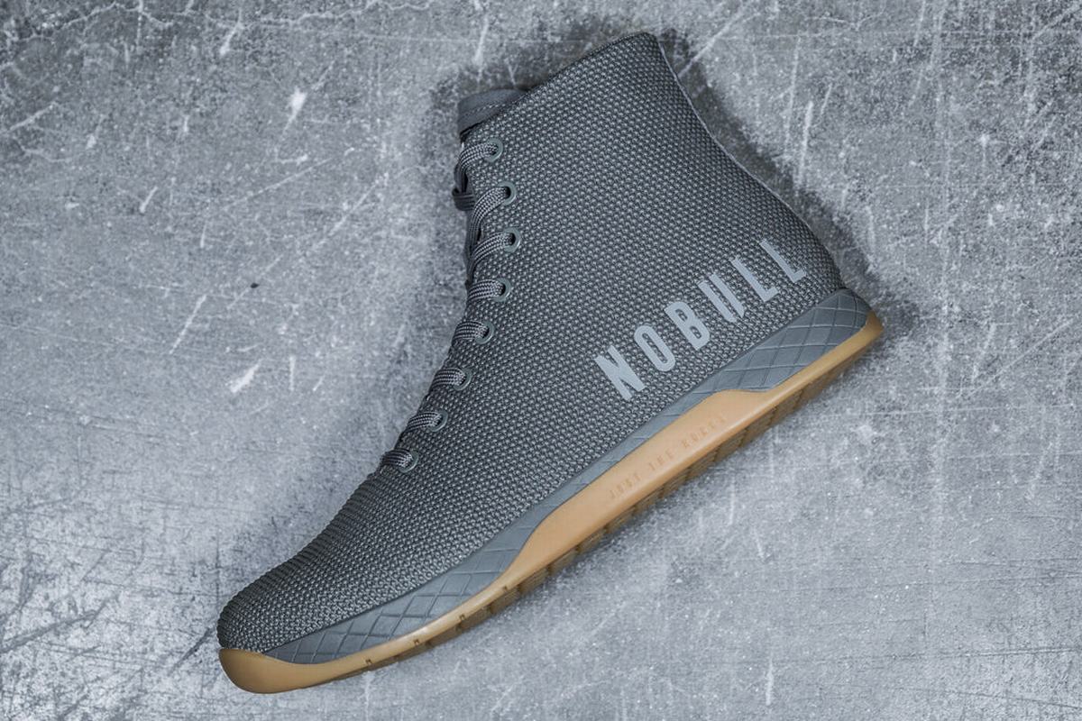 Nobull Superfabric High-Top Trainer Fitness Schoenen Heren Donkergrijs | 458623-OYK