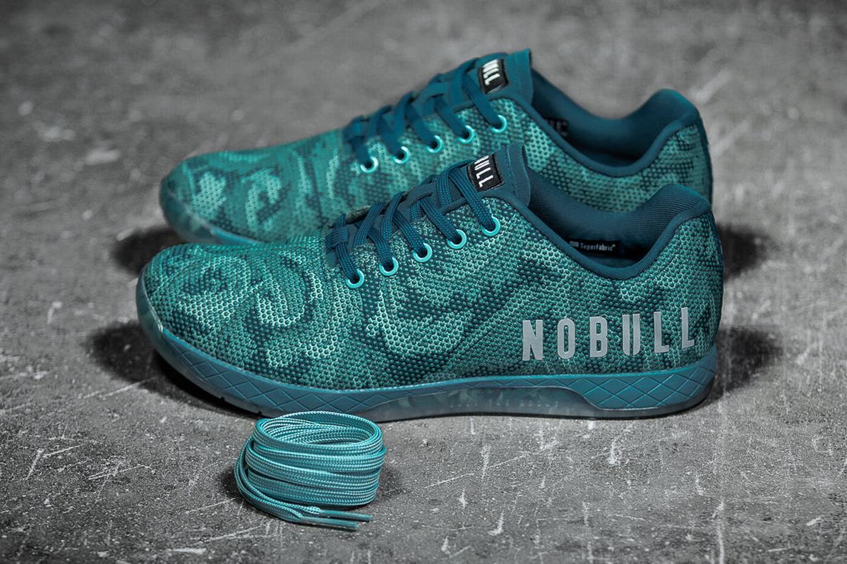 Nobull Superfabric Leaf Trainer Fitness Schoenen Dames Groen | 938054-ZBR