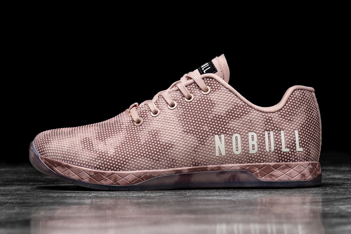 Nobull Superfabric Tie-Dye Trainer Fitness Schoenen Heren Roze | 162407-WGQ