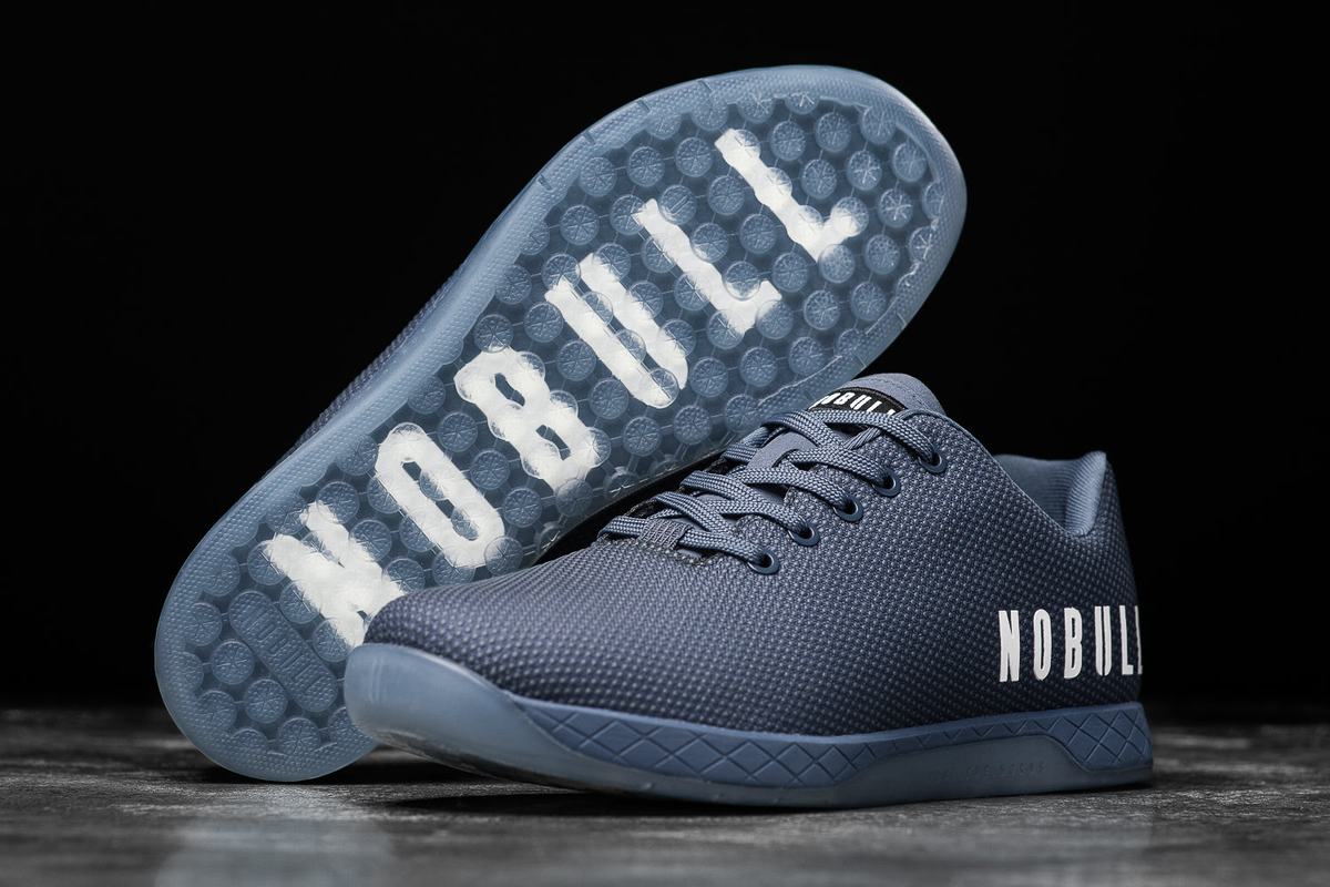 Nobull Superfabric Trainer Fitness Schoenen Heren Donkerblauw | 078296-UJP