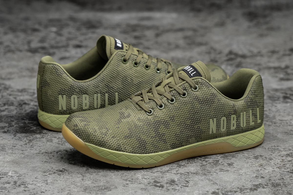 Nobull Superfabric Trainer Fitness Schoenen Dames Camo | 136590-QCP