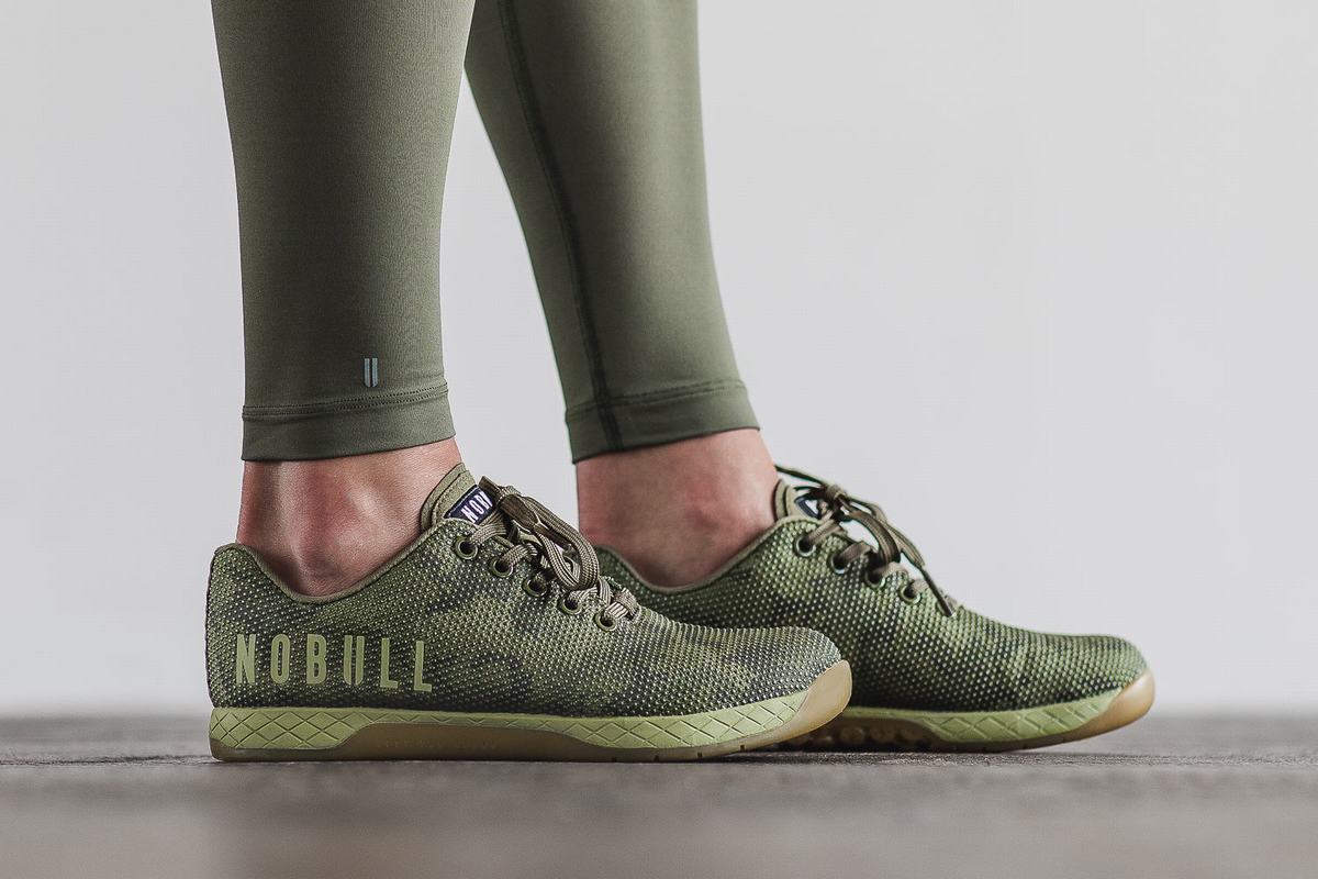 Nobull Superfabric Trainer Fitness Schoenen Dames Camo | 136590-QCP