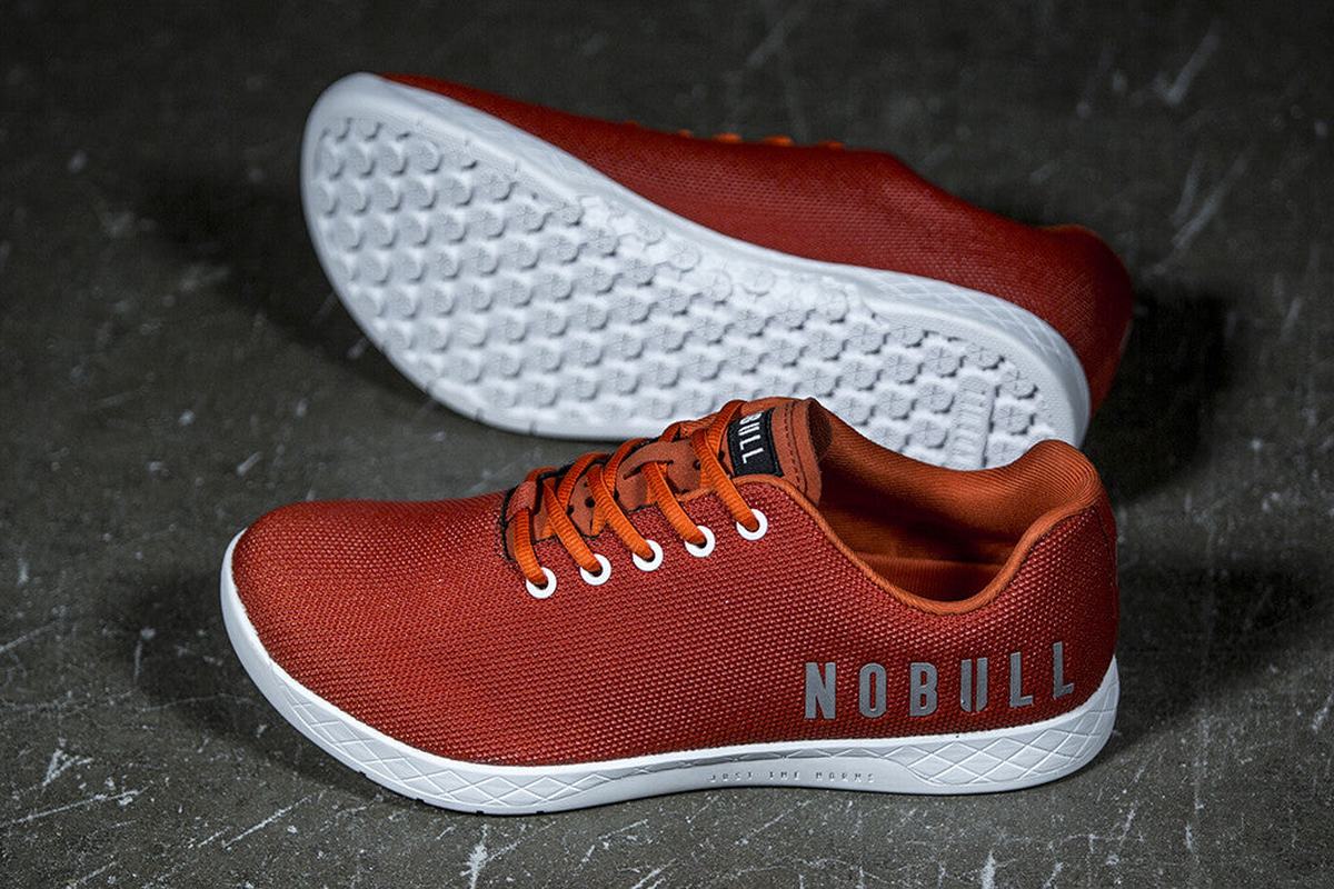 Nobull Superfabric Trainer Fitness Schoenen Heren Oranje | 452683-CWU