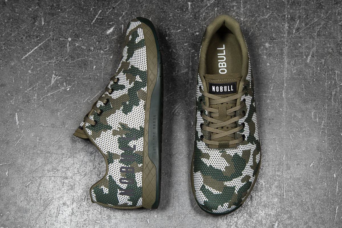 Nobull Superfabric Trainer Fitness Schoenen Heren Camo | 670853-AZC