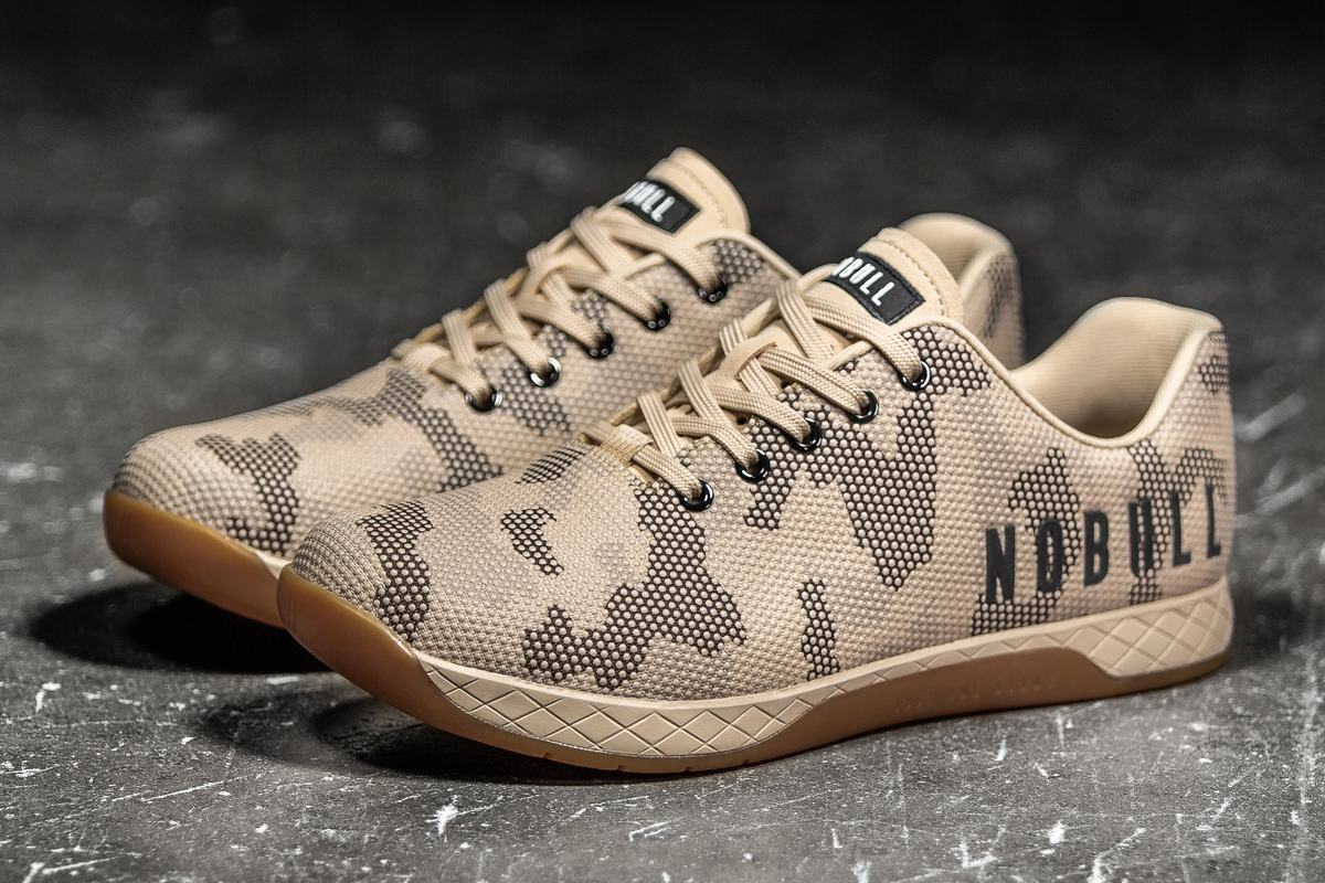 Nobull Superfabric Trainer Fitness Schoenen Heren Camo | 708492-HIZ