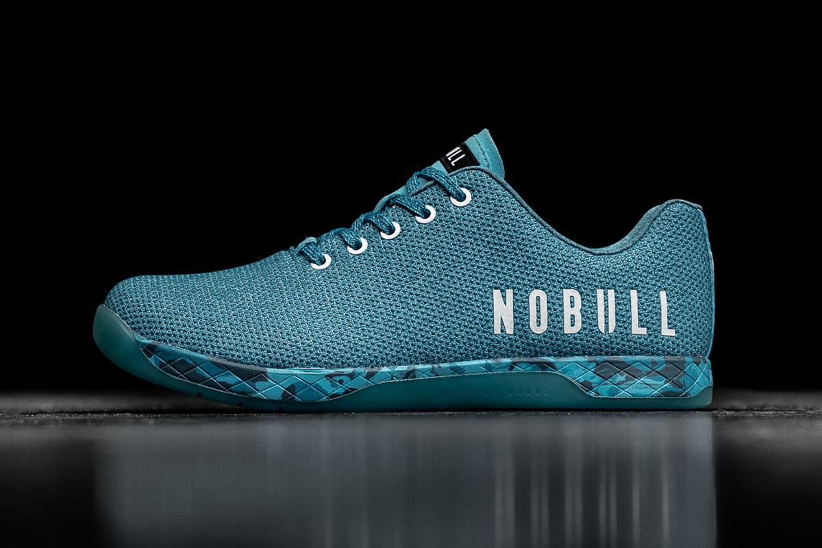 Nobull Superfabric Trainer Fitness Schoenen Heren Blauw | 817962-VOL