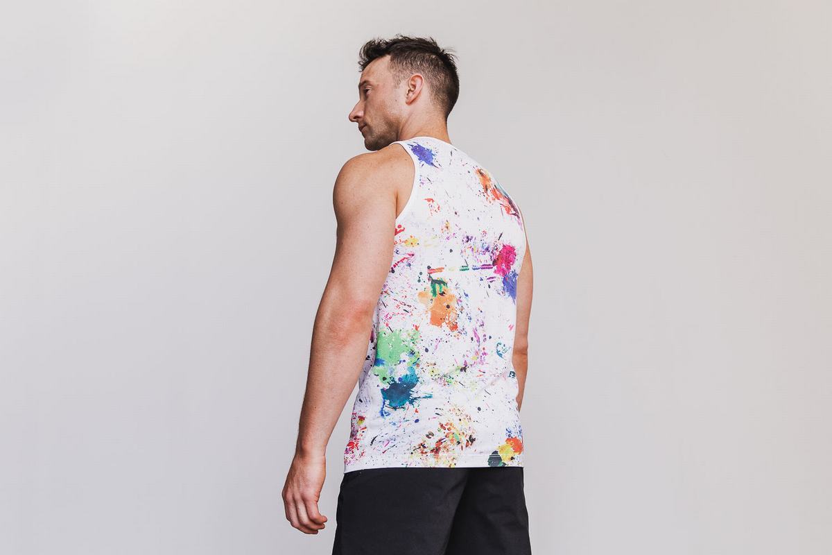 Nobull Tank Pride Art Work Tanktop Dames Gekleurd | 578619-NIV