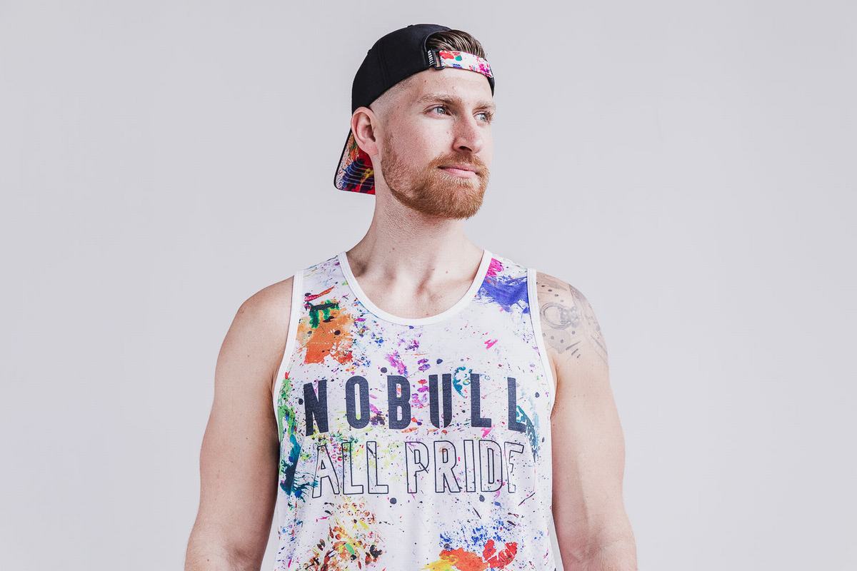 Nobull Tank Pride Art Work Tanktop Dames Gekleurd | 578619-NIV