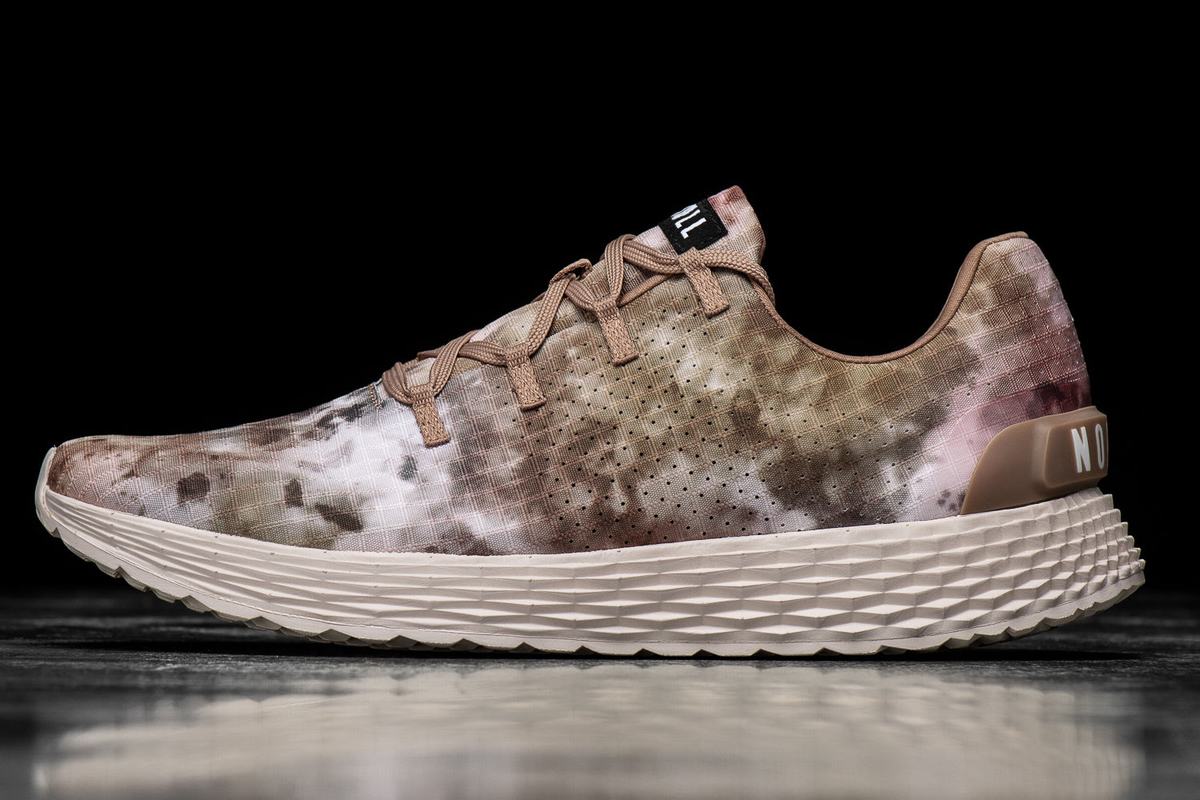 Nobull Tie-Dye Ripstop Runner Loopschoenen Dames Bruin Khaki | 208715-JKY