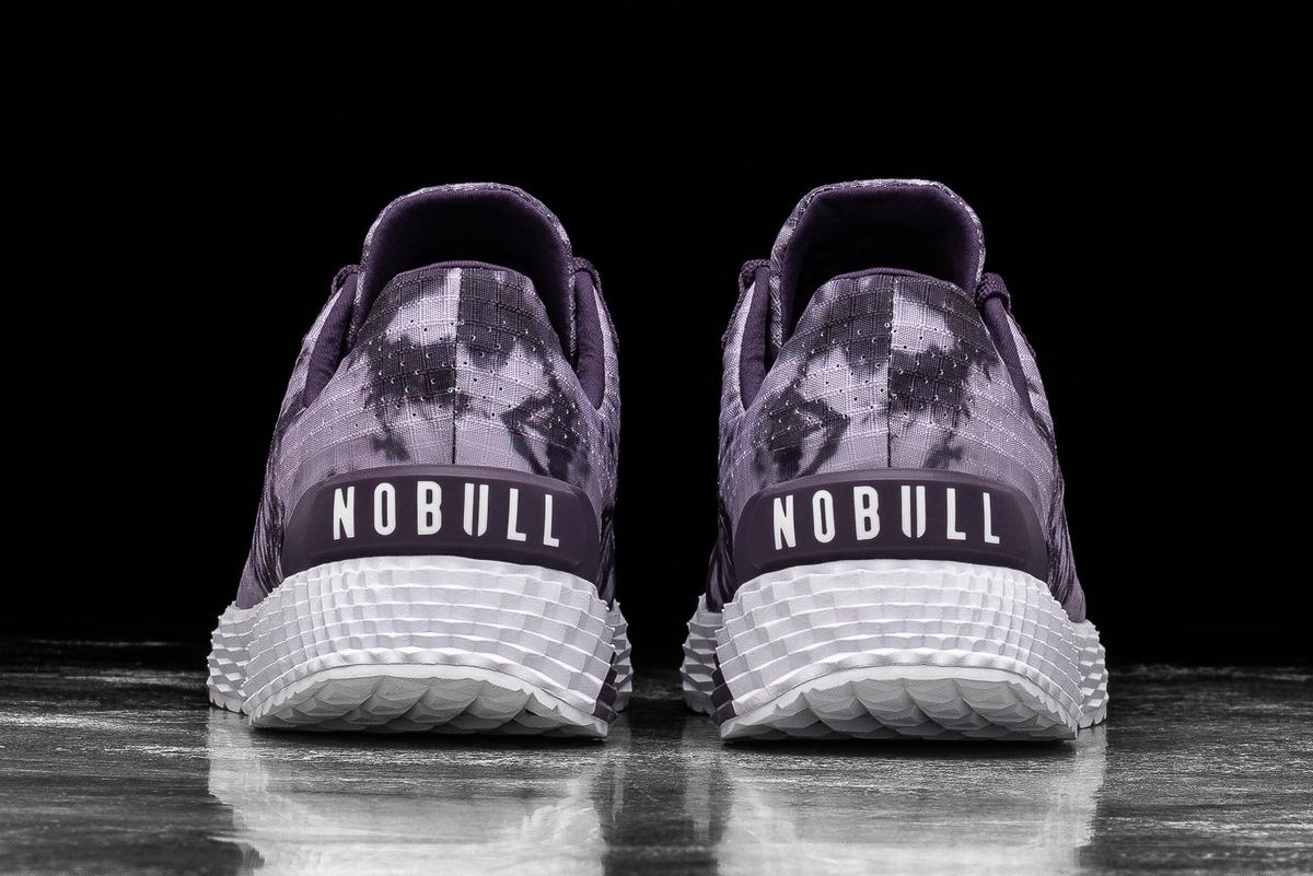 Nobull Tie-Dye Ripstop Runner Loopschoenen Dames Paars | 624517-BOQ