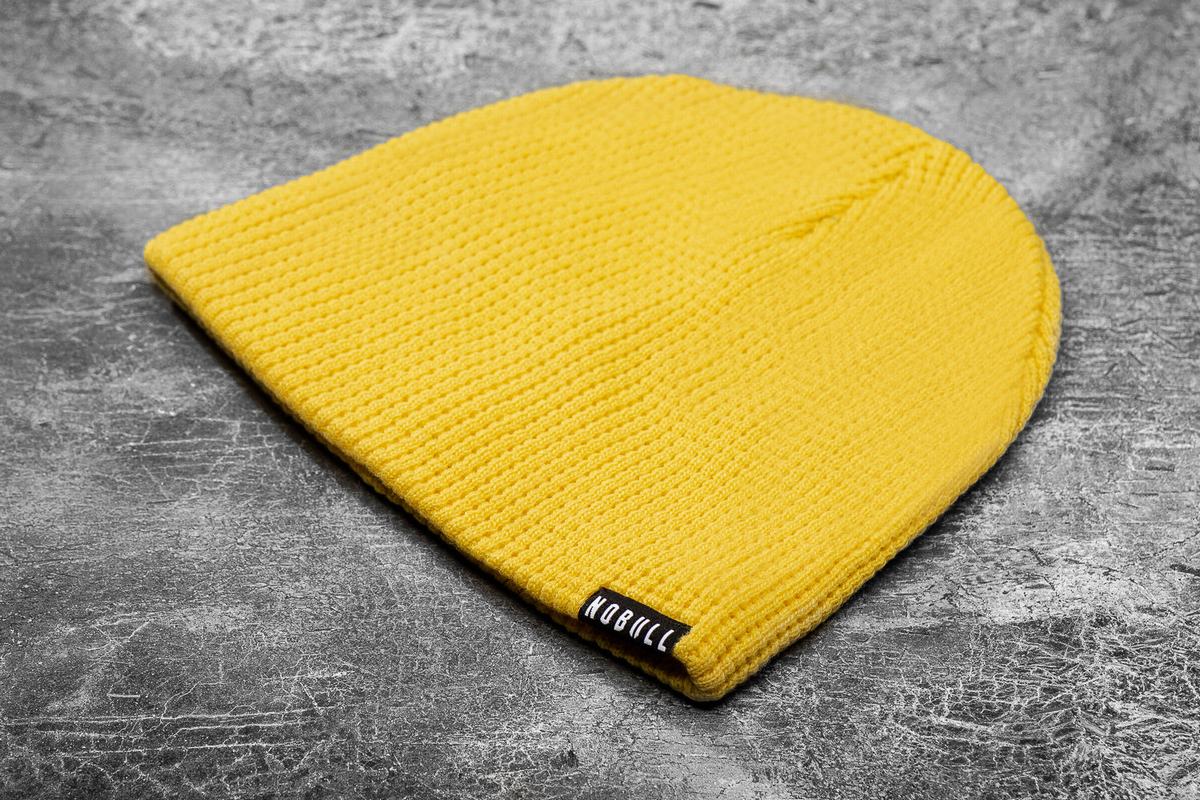 Nobull Waffle Beanie Neon Muts Dames Geel | 812740-NQP