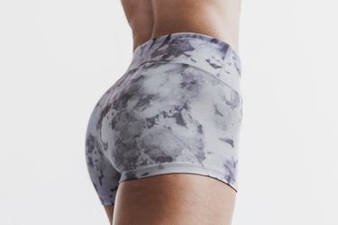 Nobull 2" Tie-Dye Korte Broek Dames Zwart | 296140-KFH