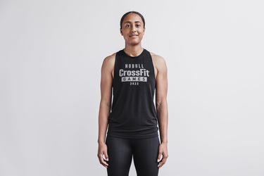 Nobull Crossfit Games® 2022 High-Neck Tank Tanktop Dames Zwart | 340521-PGR