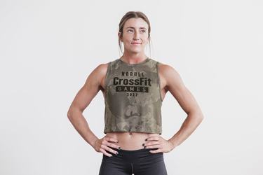 Nobull Crossfit Games® 2022 Muscle Tank Tanktop Dames Camo | 038457-VSA