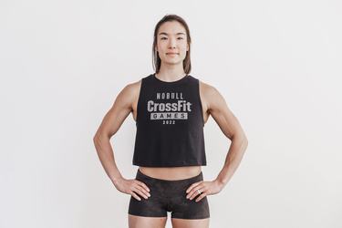 Nobull Crossfit Games® 2022 Muscle Tank Tanktop Dames Zwart | 395841-OZY