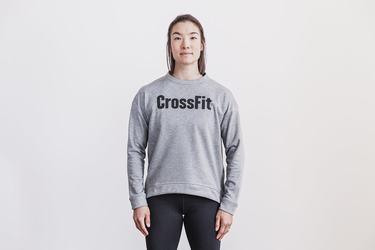 Nobull Crossfit® Crew Sweatshirts Dames Grijs | 921053-HYV