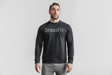 Nobull Crossfit® Crew Sweatshirts Heren Zwart | 278041-HZJ