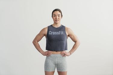 Nobull Crossfit® Muscle Tank Tanktop Dames Donkerblauw | 096827-GMO