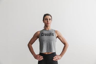 Nobull Crossfit® Muscle Tank Tanktop Dames Grijs | 390672-EKB