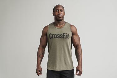 Nobull Crossfit® Tank Tanktop Heren Groen | 041278-XVA