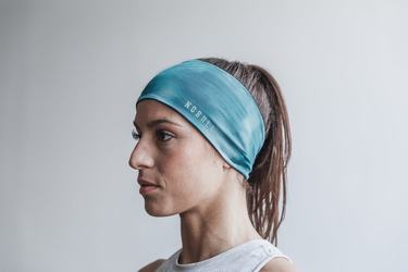 Nobull Headband 4" Tie-Dye Hoofdband Heren Blauw | 205763-QOG