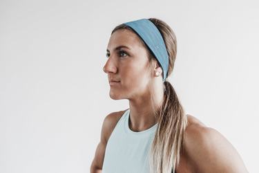 Nobull Headband Hoofdband Dames Grijs Blauw | 249537-XFQ