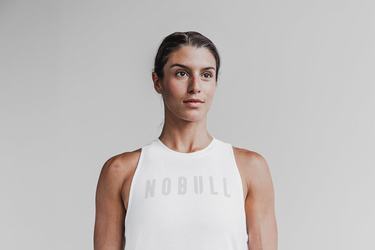 Nobull High-Neck Tank Classic Colors Tanktop Dames Wit | 469805-TWY