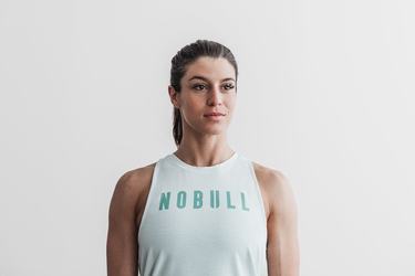 Nobull High-Neck Tank Seasonal Colors Tanktop Dames Groen | 369710-ITH