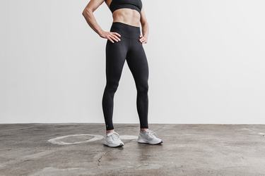 Nobull High-Rise Tight Hardloopbroek Dames Zwart | 349267-NHW