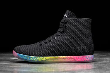 Nobull High-Top Neon Trainer Fitness Schoenen Dames Zwart | 640573-TDZ