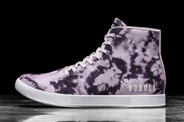 Nobull High-Top Tie-Dye Canvas Trainer Fitness Schoenen Heren Paars | 142703-EJR