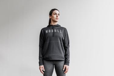 Nobull Hoodie Dames Zwart | 150783-UGT