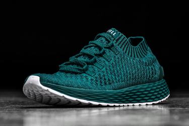 Nobull Knit Runner Loopschoenen Dames Diepturquoise | 342968-OJV