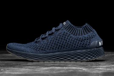 Nobull Knit Runner Loopschoenen Dames Donkerblauw | 064179-CKP