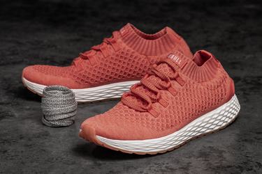 Nobull Knit Runner Loopschoenen Heren Koraal | 928063-IYH