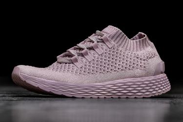 Nobull Knit Runner Loopschoenen Heren Roze | 420376-LKN