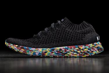 Nobull Knit Runner Loopschoenen Heren Zwart | 237894-ZRP