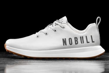 Nobull Leather Golfschoenen Dames Wit | 469205-NFG