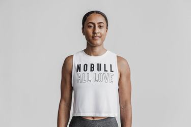 Nobull Muscle All Love Tank Tanktop Dames Wit | 271038-BAI