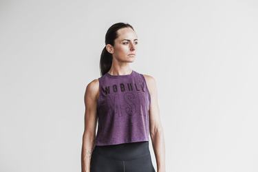 Nobull Muscle Tank (Madison) Tanktop Dames Paars | 910832-OBH