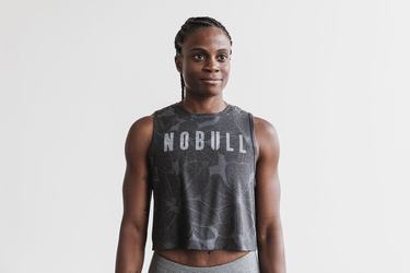 Nobull Muscle Tank Tanktop Dames Grijs | 314865-TFG