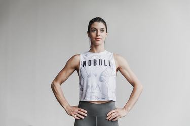 Nobull Muscle Tank Tanktop Dames Grijs | 586120-MVX