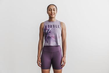 Nobull Muscle Tank Tanktop Dames Lavendel | 854293-AKY