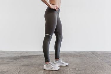 Nobull Pace Tight Hardloopbroek Dames Donkergrijs | 412790-PJV