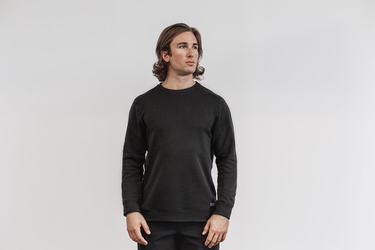 Nobull Performance Crew Sweatshirts Heren Diepgrijs | 648039-WCB