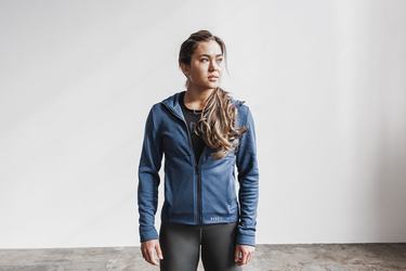 Nobull Performance Zip-up Hoodie Dames Wit | 962837-EKP