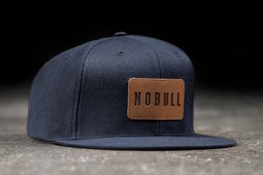 Nobull Platte-Brim Snapback Hoeden Heren Donkerblauw | 053647-EJS